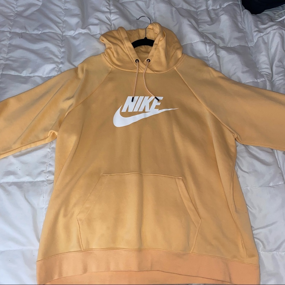 Orange Nike hoodie
